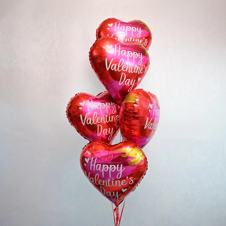 5'Li Kırmızı Balon Set