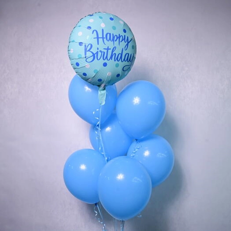 7'Li Mavi Balon Set